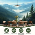 thumbnail image 2 of 69"x98" Wall Mural Peel and Stick Wallpaper Misty Mountain Forest Landscape Pine Trees Blue Sky Wall Decor Self Adhesive Removable Wall Stickers for Bedroom Living Room, 2 of 7