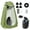 Green, variant on Camping Toilet Kit with Pop Up Privacy Tent, X Large Portable Folding Toilet Potty for Adults, Outdoor Camp Shower Tents,Changing Room with Carry Bag