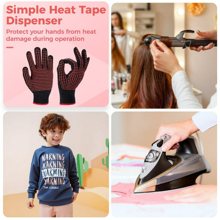 Heat Tape Dispenser Sublimation with 2 Pcs Heat Resistant Gloves