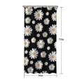 thumbnail image 5 of Black Daisy Flower Golden Centers Pattern Shower Curtain 36"x72" ,Bathroom Decorative Shower Curtains Set with 12 Hooks,Modern Waterproof Washable Shower Curtain, 5 of 6