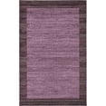 thumbnail image 1 of Unique Loom Del Mar Collection Tapis de Transition Contemporain, 5' x 8', Violet/ivoire, 1 of 4