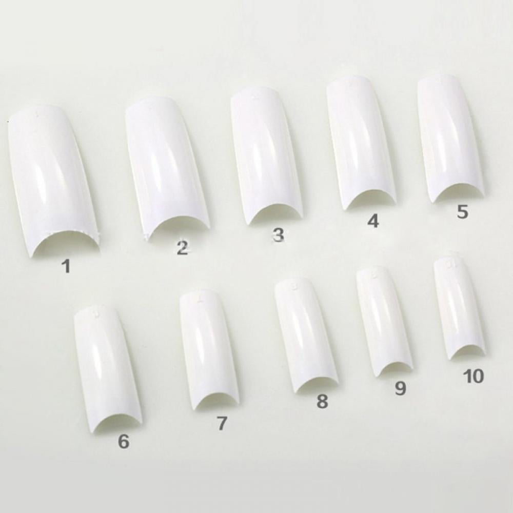 SweetCandy 500pcs White False Nail Art Tips French Acrylic Nail Art Tools Wholesale