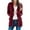 Wine, variant on Baberdicy Women's Open Front Cardigan Sweaters Fashion Button Down Cable Knit Chunky Outwear Coats, Cardigan Sweaters for Women Army Green, Size: S-3Xl