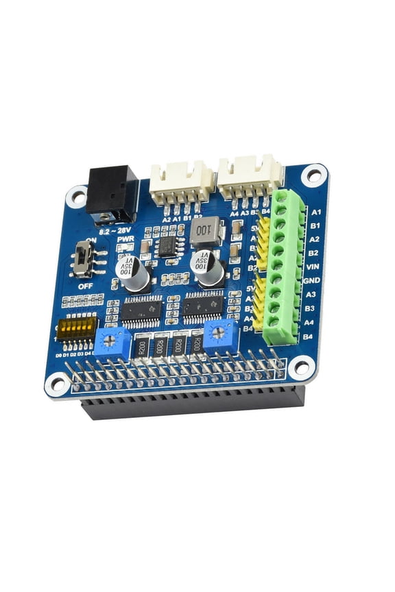 2-CH Stepper Motor Driver HAT for Raspberry Pi Zero W WH 3 A B Plus 4 4B 4GB