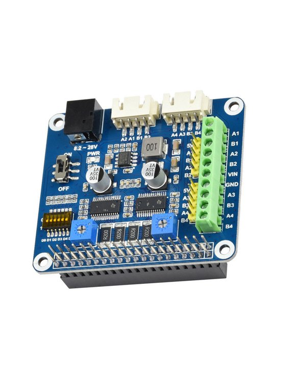 2-CH Stepper Motor Driver HAT for Raspberry Pi Zero W WH 3 A B Plus 4 4B 4GB