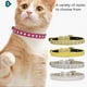 thumbnail image 5 of collares de perro collares de gato brillantes collares de perro de cuero de gamuza suave y collares de perro de diamantes de imitación de gato MFZFUKR CPB-US-XAH06-5, 5 of 5