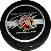 Dany Heatley Autographed Ottawa Senators Game Model Puck