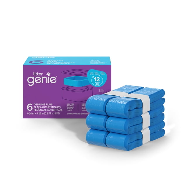 Bolsas de recarga Litter Genie, paquete de 6 para Litter Genie Standard/Jumbo
