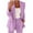 C-Purple#fall outfits for women 2024, variant on QATAINLAV Blazer Sets for Women Business Casual Blazer Jacket and Loose Straight Leg Pants 2 Piece Outfits Solid Color Work Clothing Suits Gifts for Girls Beige L