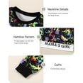 thumbnail image 4 of Toddler Girls Clothes 2 Piece Outfits Girls Long Sleeve Pullover Sweatshirt Tops + SweatPants Set Fall Winter Sweatsuits 1-6T Tracksuit Activewear, 4 of 11
