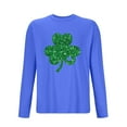 thumbnail image 3 of Blusas y camisas de manga larga con cuello redondo para hombre, deportivas, fitness, hogar, pijamas navideños estampados, camiseta de manga larga con cuello redondo, blusa de poliéster para hombre, 3 of 3
