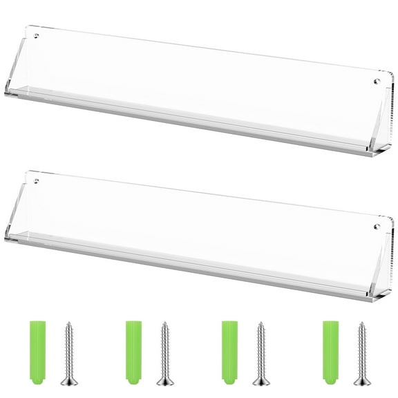 2 Pcs Sports Card Display Stand Acrylic Trading Card Stand Easy to Install Card Display Shelf Multifunctional Baseball Card Stand for Wall Compartment Store Counter