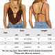thumbnail image 2 of Chaleco Sin Mangas Y2K Mujeres Irregular Crop Top Girl Sexy Sling Vest Lace Up Streetwear (Marrón S) Ygjytge para Mujer Marrón T 18, 2 of 6