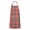 Red Black White, variant on Orange Yellow Checkerboard Checkered Apron-Garden Aprons for Women with Pockets-Cotton Linen Waterproof Kitchen Cooking Gardening Aprons Adjustable for Kitchen,Cooking,BBQ and Salon 33x27 Inch