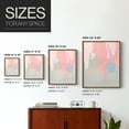 thumbnail image 4 of Blushing Abstract I Framed Print in Brown Solid Wood Framed Print No Nail Hanging, 4 of 6
