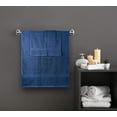 thumbnail image 5 of Beauty Threadz - 2 Bath Towels, 2 Hand Towels, & 4 Washcloths 100% Ringspun Cotton Hotel & Spa Quality 8 Piece Towel Set Ultra Soft & Fade Resistant Pack of 8 Cotton Towel Set 400 GSM (MIDNIGHTBLUE), 5 of 8