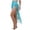Z-Sky Blue366, variant on JIAYUE Womens Swimwear Cover-Ups Solid Color Mid-Calf Summer Side Slit Lace Up Beach Mesh Lightweight Cozy Tassel Hollow Out Beach Swimsuit Cover Up Skirt