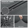 thumbnail image 3 of JIATER 1-Piece Sofa Cover Stretch Couch Cover Washable Sofa Slipcover Furniture Protector for 3 Cushion Sofa,Light Gray, 3 of 8