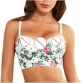 thumbnail image 4 of Sokhug Bras for Women Printing Gathered Together Large Size Daily Underwear, 4 of 8