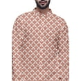 thumbnail image 4 of Atasi Cotton Slub Printed Fashion For Men Asymmetric Button Down Kurta For Men, 4 of 5