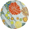 thumbnail image 6 of SAFAVIEH Soho Hazel Floral Wool Runner Rug, Blue/Multi, 2'6" x 14', 6 of 10