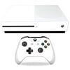 MightySkins MIXBONES-Solid White Skin Decal Wrap for Microsoft Xbox One S - Solid White