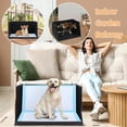 thumbnail image 6 of Dog Pee Pad Holder with High Walls, No-Spill Indoor Potty for Large Dogs, Foldable Puppy Litter Box, Patent Pending (25.2" Lx21.3 Wx15.7 H), 6 of 7