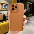 thumbnail image 1 of TECH CIRCLE Designed for iPhone 13 Promax Case, Silicone Ultra Slim Shockproof Protective Phone Case with [Soft Anti-Scratch Microfiber Lining], 6.7 inch, (Brown), 1 of 10