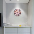 thumbnail image 5 of Yayeee Wall Clock Battery Operated 9.5" Silent Quartz Non-Ticking for Living Room Decor, Pink Halloween Ghosts, 5 of 8
