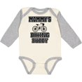 thumbnail image 3 of Inktastic Mommys Biking Buddy Boys or Girls Long Sleeve Baby Bodysuit, 3 of 5