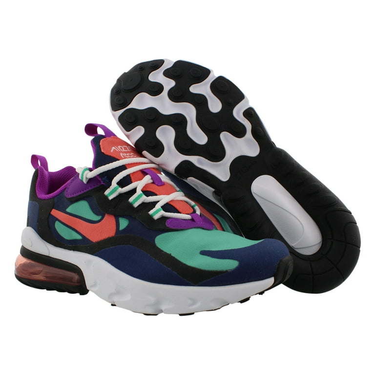 NEW NIKE AIR MAX 270 REACT BLACK PINK RUNNING SHOES Size 6 Youth 