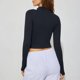 thumbnail image 3 of Chaquetas y abrigos casuales sin capucha de manga larga para mujer, moda de color liso, manga larga, sin capucha, abrigo casual tipo cárdigan, abrigo de poliéster para mujer., 3 of 6