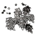thumbnail image 3 of Abbracc 10pcs Leather Rivets Round Rivet Nails Skull Pattern Rivets for Sewing Knitting, 3 of 7