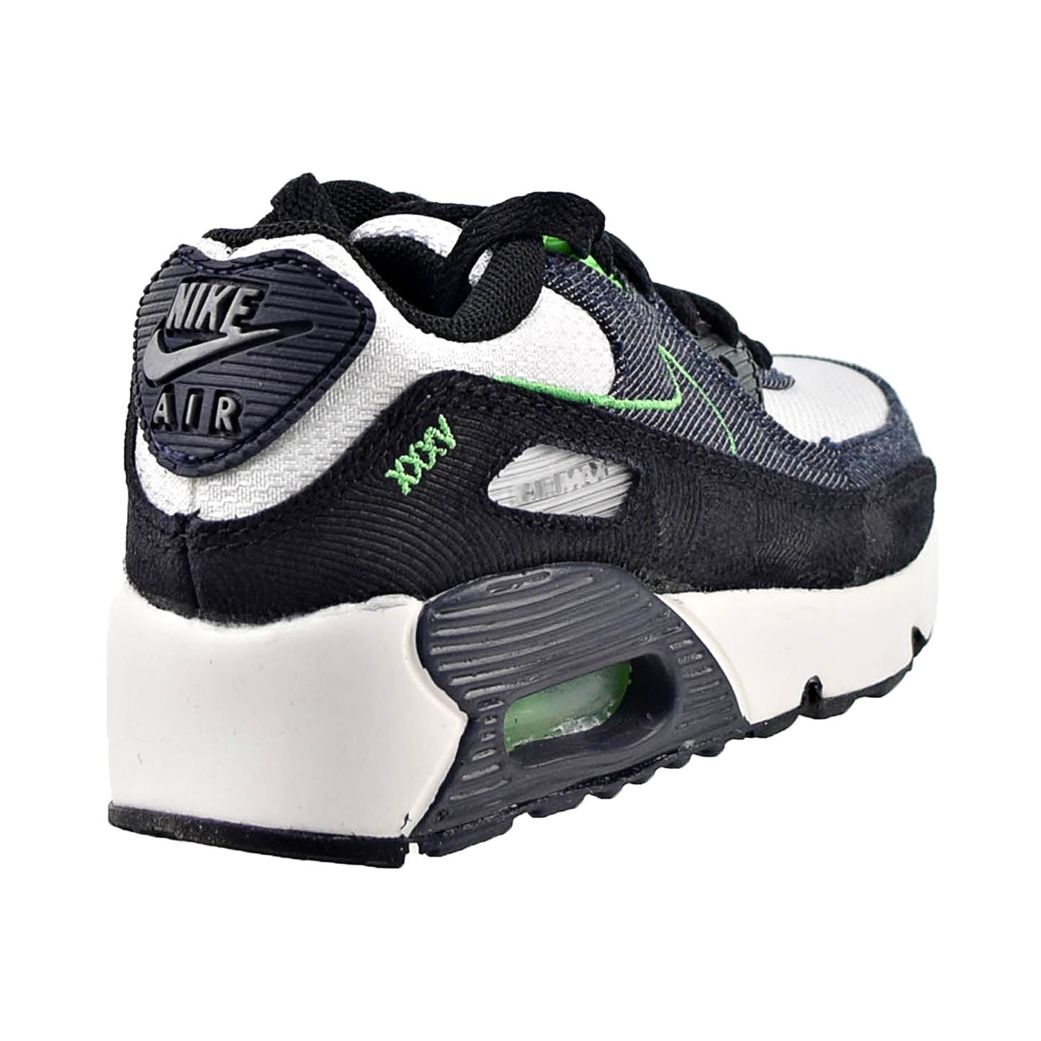 Nike Air Max 90 LTR SE (PS) Little Kids' Shoes Black-Scream Green 