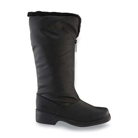totes womens mia waterproof winter boots flat heel