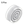 thumbnail image 3 of 5 Packs Small Circular Bubble Levels 32x12mm Mini Round Bullseye Spirit Level for Camera Tripod Workshop, White, 3 of 6