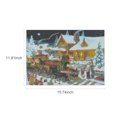 thumbnail image 3 of 12*16 Inch DIY 5D Diamond Painting Kit Full Drill Diamond Painting Christmas Snow Pattern Resin Rhinestone Embroidery Cross Stitch Craft Home Wall Decor Gift, 3 of 7
