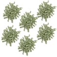 thumbnail image 1 of Juego de 6 lazos de regalo de satén rizado color salvia de 6 pulgadas, de la marca LIZLOVESS, 1 of 6
