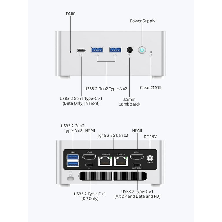 MINISFORUM Venus Series NAB9 Mini PC, 12th Gen Core i9-12900HK