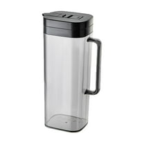 Bfogop Litre Plastic Cold Pitcher with Lid 2 L BPA-FREE Eco-Friendly Carafes Mix Drinks Water Jug BPA-FREE Carafes Mix Drinks Water Jug for Hot/Cold Juice Beverage Ice Tea