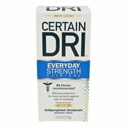Certain Dri Everyday Strength Clinical Antiperspirant Deodorant, Solid, 2.6 oz Unisex 5 Pack