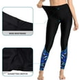 thumbnail image 6 of Women's Swimsuit Bottom High Waist Print Sport Legging Swim Pant, 6 of 6