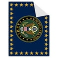 thumbnail image 7 of Ottomanson US ARMY Stars Logo Machine Washable Non-Slip Rubberback 2x3 Area Rug, 2'3" x 3', Blue/Multi, 7 of 7