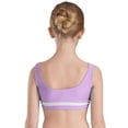 thumbnail image 6 of Lejafay Kids Girls Athletic Tracksuit 2 Piece Outfits Dance Tank Tops Sport Bra and Yoga Shorts Light Purple 12, 6 of 7