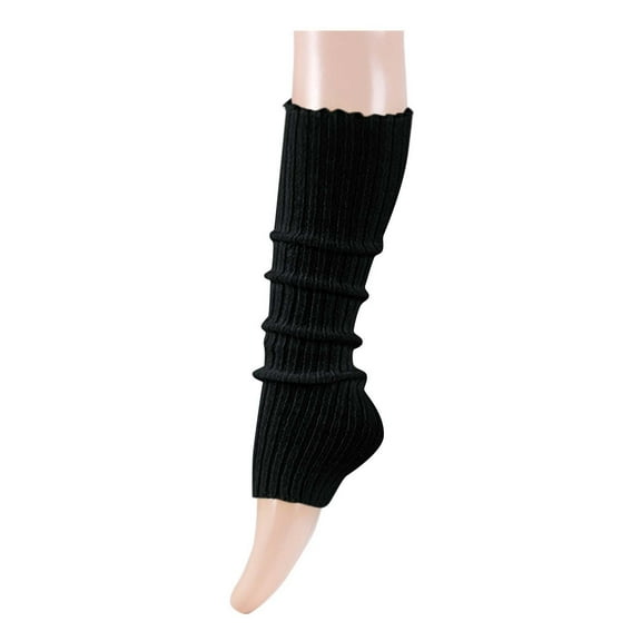 Babysbule Socks for Women Ladies Pleated Lace Solid Color Medium Length Woolen Knitted Sock Sleeves