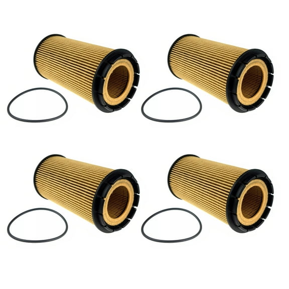 New 4Pack 07C115562E Engine oil filter For Audi A8 Touareg Bentley Continental