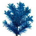thumbnail image 2 of Vickerman 5.5' x 22" Flocked Turquoise Fir Artificial Unlit Pencil Christmas Tree., 2 of 3