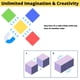thumbnail image 4 of Bloques magnéticos Instock de 40 piezas coloridas para niños de más de 3 años, 4 of 8