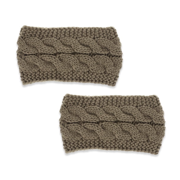 Diadema de invierno Sonducket para mujer Caqui