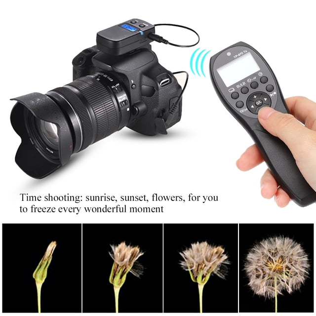 YouPro YP-870/E2 Disparador Temporizador Inalámbrico Control Remoto Pantalla LCD Para Cámara